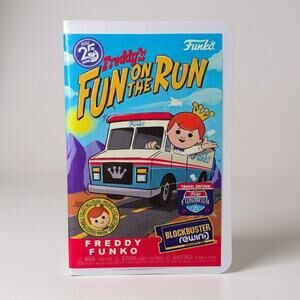 Funko Fun on the Run Freddy Funko Travel Edition Blockbuster Rewind SDCC 2023 LE